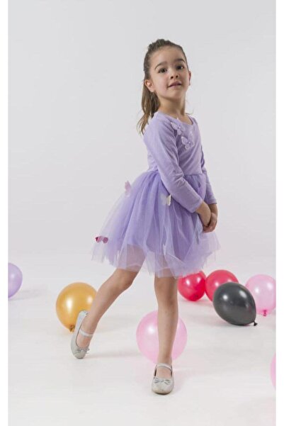 Lunas tekstil Детска градина Специален ден Рожден ден Рокля с пеперуди