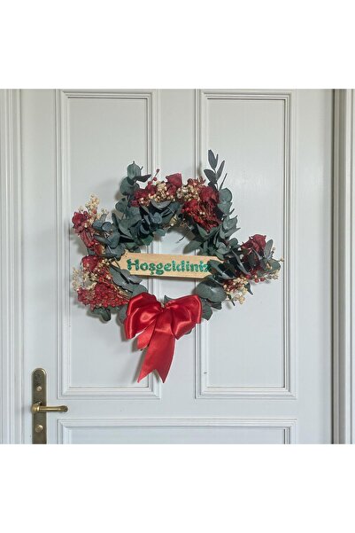 ART PINE Natural Welcome Door Ornament - Shocked Eucalyptus - Cipso - Saffron...