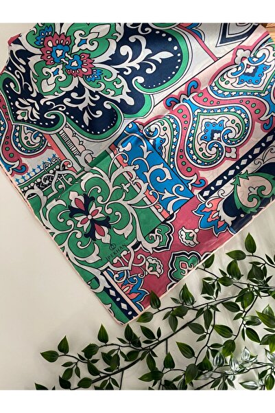 İpekhan Vintage Pattern Thin Cotton Scarf