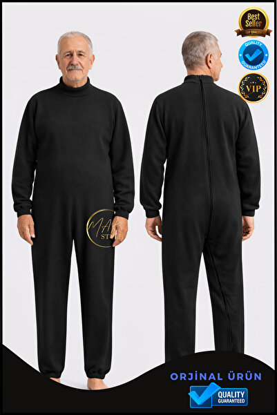 Overpet Demans & Hasta Tulumu | Çıkarmayı Önleyen Arkadan Fermuarlı Tek Parça...