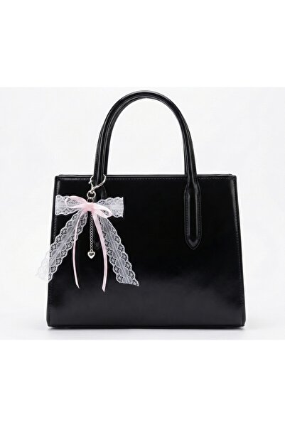 coquette butik تصميم كويكيت على طراز بينتيرست Y2K مع دانتيل أسود وشريط وردي ع...