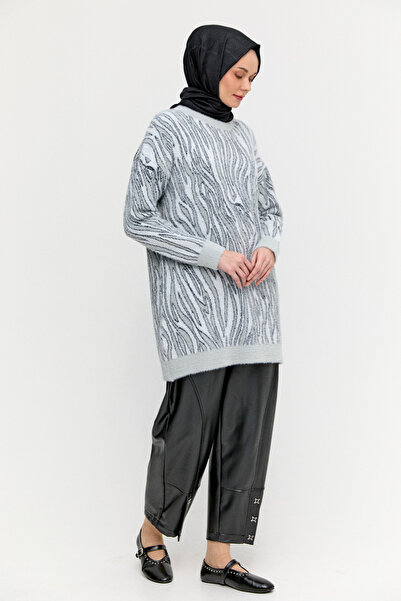 Setrms Desenli Triko Tunik