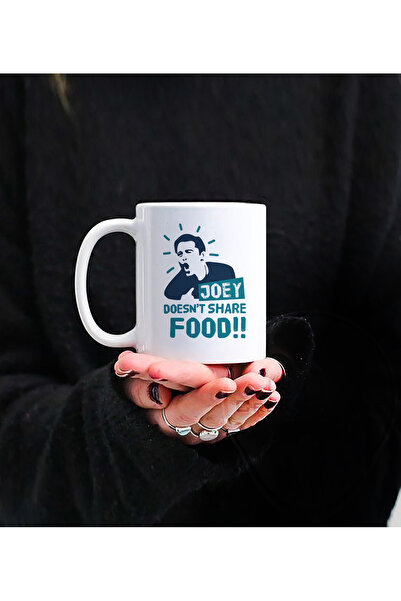 Darkia كوب من البورسلين هدية من فريندز جوي شير فود مطبوع