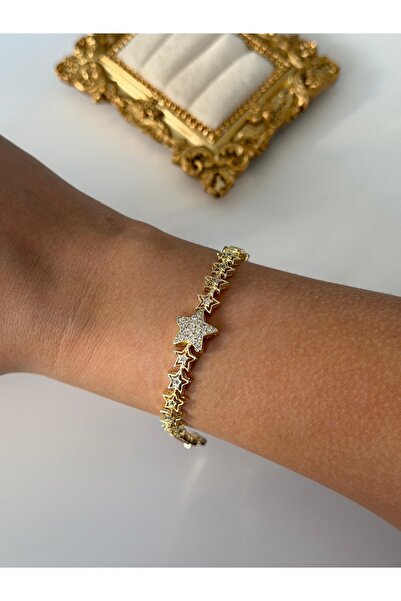 Charmist Çelik zirkon özel koleksiyon yıldız bileklik