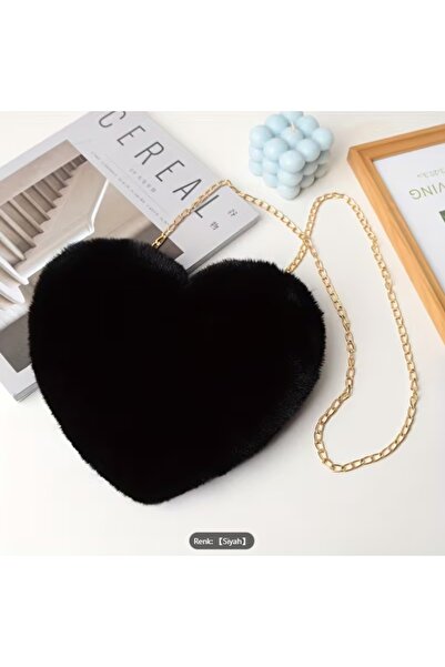 ALPCES KADIN ÇANTA KALP PELUŞ