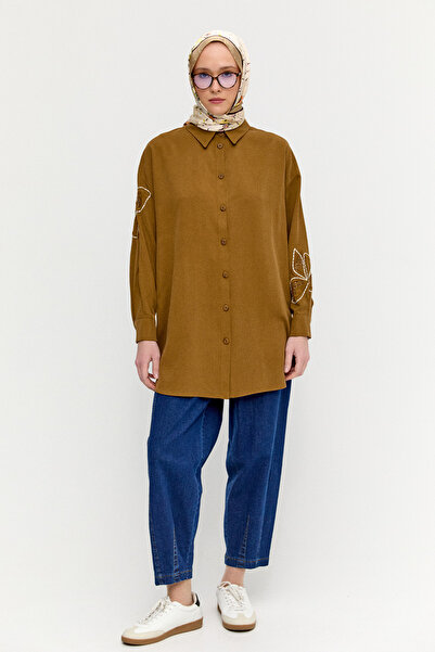 Setrms Yüksek Bel Barrel Fit Pantolon