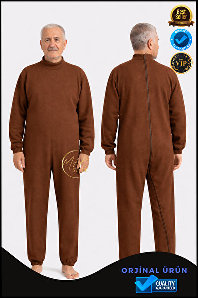 Overpet Demans & Hasta Tulumu | Çıkarmayı Önleyen Arkadan Fermuarlı Tek Parça...