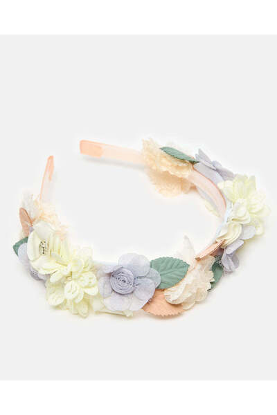 REDTAG عصابة رأس زهرية متعددة الألوان للبنات