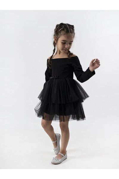 Lunas tekstil Günlük Özel Gün Anaokul Tüllü Elbise