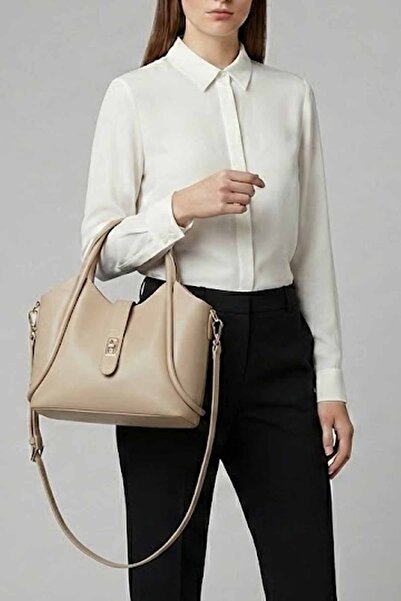 vynor atelier حقيبة يد وكتف نسائية سوداء (الطول 18 سم العرض 32 سم العمق 10 سم)