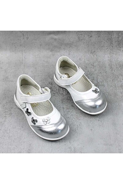 tino Lightweight children's shoes, decorated with flowers, made of natural le...