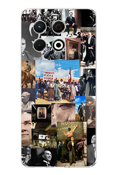 TechTree حافظة سيليكون متوافقة مع هاتف Tecno Spark 30 Pro من أتاتورك كومبتيك ...