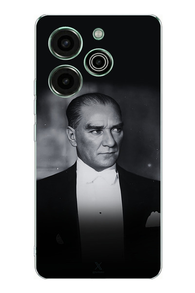 TechTree تكنو بوفا 6 برو متوافق مع الأناقة والنبل: حافظة سيليكون مطبوع مع أتا...