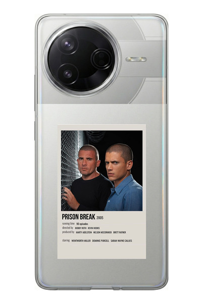 TechTree Poco F7 Pro Compatible Prison Break Design Printed Silicone Case