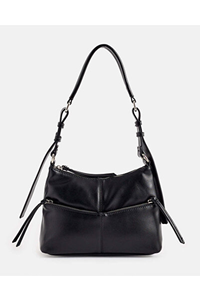 REDTAG Women Black Plain Day Bag