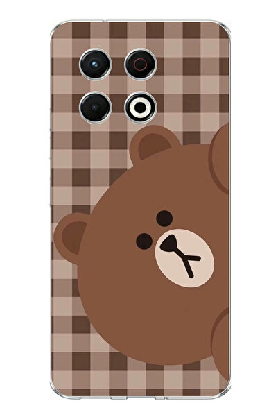 TechTree حافظة سيليكون مطبوع متوافقة مع تكنو سبارك 30 برو بتصميم جانبية على ش...