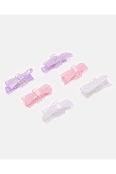 REDTAG Girls Assorted Hair Claw Set (6 Piece)