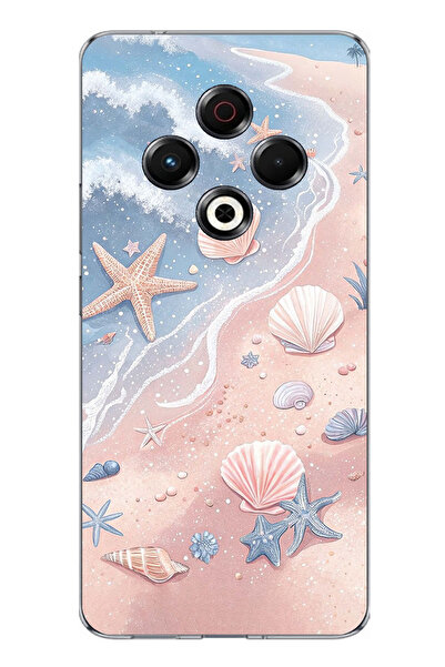 TechTree حافظة سيليكون متوافقة مع هاتف Tecno Spark 30 من نوع Sahil Deniz Kabu...