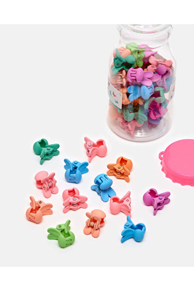 REDTAG Girls Assorted Hair Claws Set (Pack of 65)