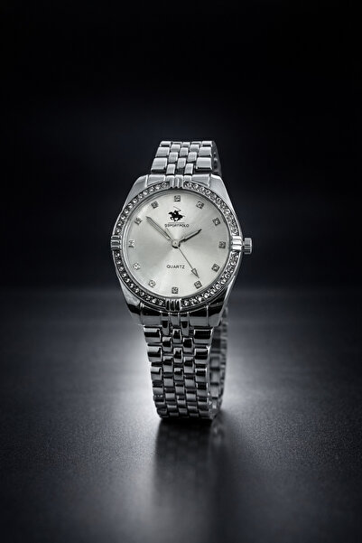G Sport POLO Luxury Stone Detailed Women's Wristwatch