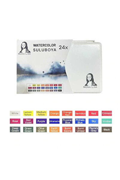 supertrend Mona Lisa Profesyonel Tablet Sulu Boya Seti 24 Renk