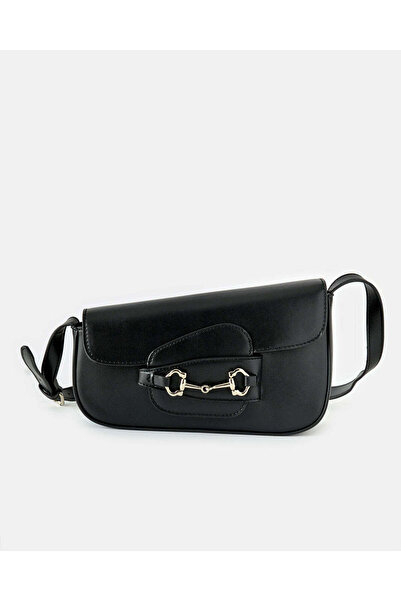 REDTAG Women Black Messenger Bag