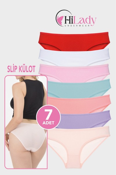 Hilady Women's Panties 7 Pack Stretch Fabric Soft, And, Black, Colors Cotton,...