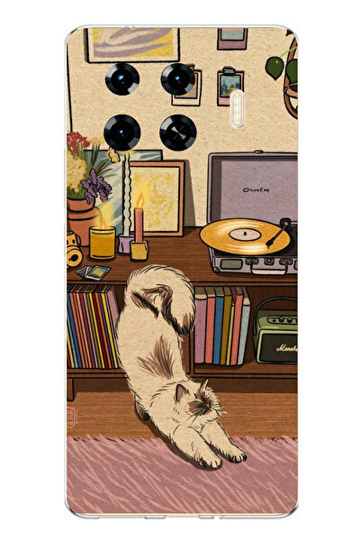 TechTree حافظة سيليكون مطبوع متوافقة مع تكنو سبارك 20 برو+ بلس بتصميم كلب الحنين