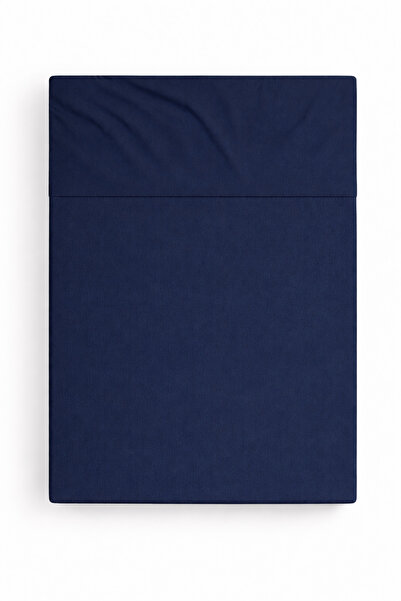 İQON Double Flat Sheet (Piece) Navy Blue
