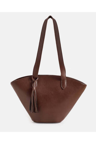 REDTAG Women Brown Embellished Day Bag