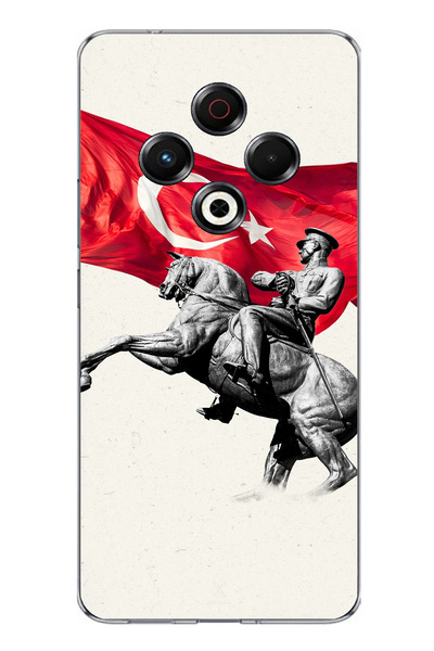 TechTree حافظة سيليكون متوافقة مع هاتف Tecno Spark 30 من Honor Memorial بتفاص...