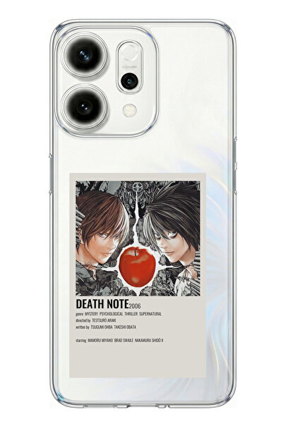 TechTree Oppo Reno 14 5g Compatible Death Note Poster Design Printed Silicone...