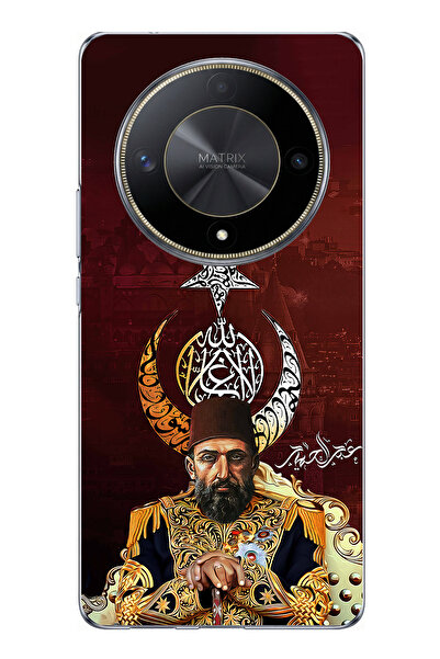 TechTree حافظة سيليكون متوافقة مع هاتف Honor X9B من عبد الحميد هان مطبوع