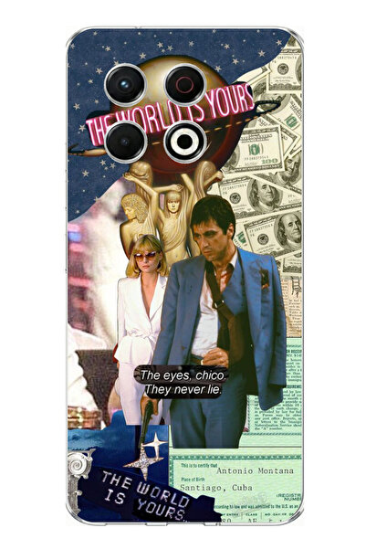 TechTree حافظة سيليكون مطبوع متوافقة مع هاتف Tecno Spark 30 Pro بتصميم إلفيرا...