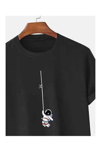 COMANCHERO Tricou oversize unisex cu imprimeu Mini Astronaut