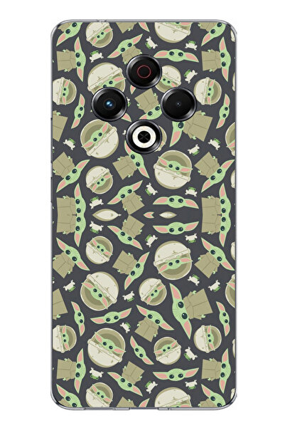 TechTree غطاء سيليكون متوافق مع هاتف تكنو سبارك 30، ورق حائط صغير الحجم مطبوع