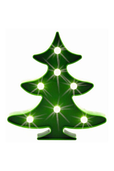 Home Fir tree light figurine, 7 LEDs, warm white light, height 22 cm