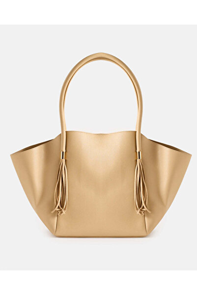 REDTAG حقيبة توت نسائية مزينة باللون البيج