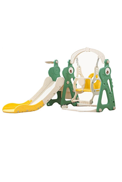 Nichiduta Garden 3in1 Green Dinosaur indoor/outdoor children's playground wit...