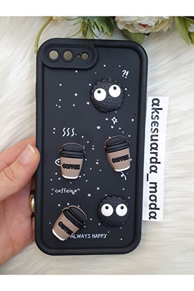 Aksesuarda Moda Iphone 7 plus and 8 plus compatible figured silicone case