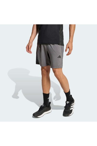 adidas Pantaloni scurți gri pentru bărbați Workout Essentials (KD2949)