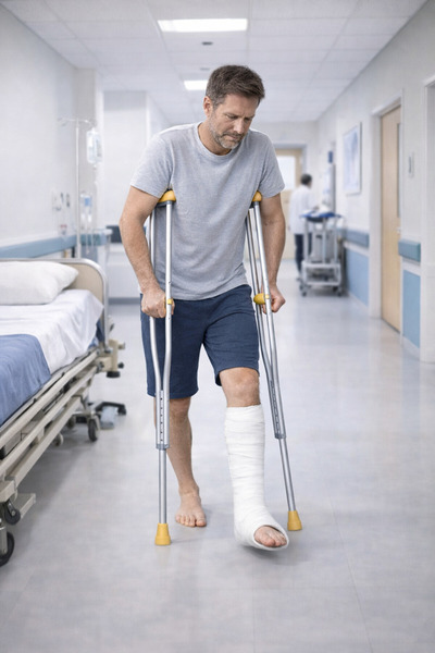 Serra's Koltuk Altı Değneği KLİPSLİ Alüminyum Koltuk Değneği Klipsli LÜX -MED...