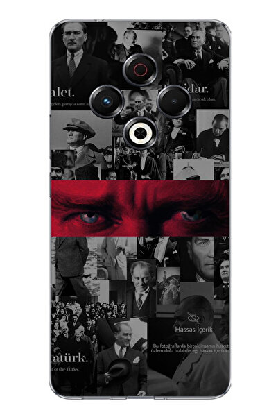 TechTree حافظة سيليكون متوافقة مع تصميم أتاتورك آيز مطبوع من تكنو سبارك 30