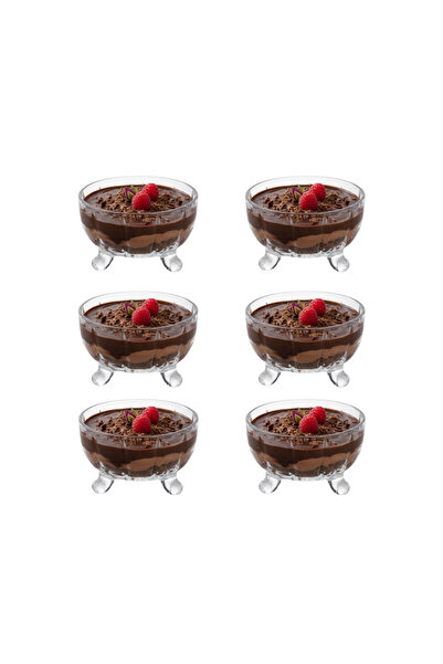 mawfoor Decorative Ramadan dessert bowl set - 6 pieces