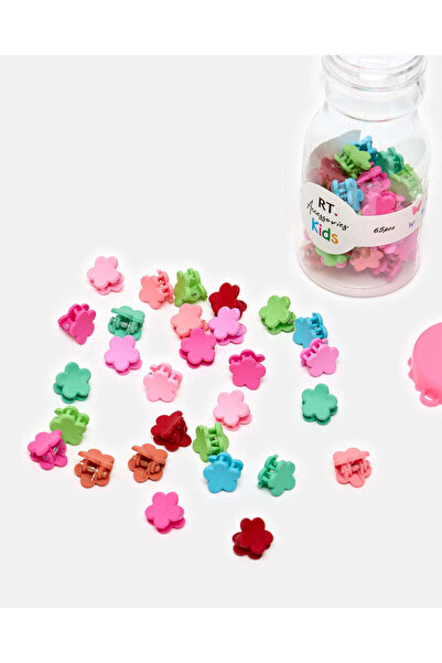 REDTAG Girls Assorted Hair Claws Set (Pack of 65)