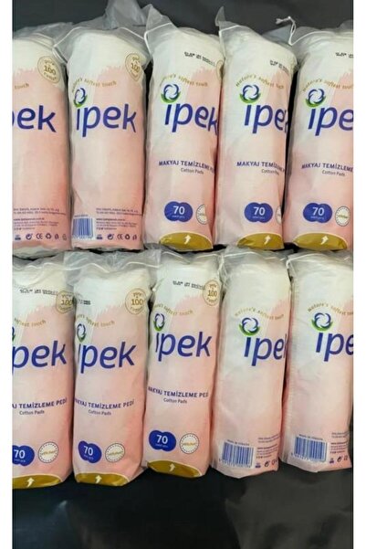 İpek Makyaj Temizleme Pamuğu 70adet X 10 Paket