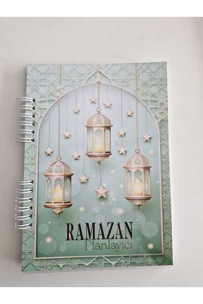 ETİKETİM Ramazan Planlayıcı Yeşil Tasarımlı 50 Yaprak