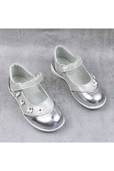 tino Lightweight children's shoes, decorated with flowers, made of natural le...