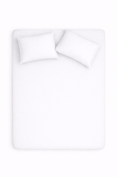 İQON Double Flat Sheet + Pillowcases (2 Pieces) White