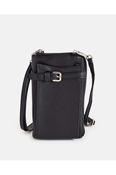 REDTAG Women Black Embellished Phone Bag